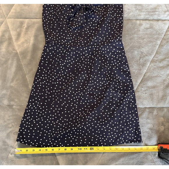 Jjwm woman WOMEN'S BLUE with WHITE POLKA DOT CAMI DRESS SIZE SMALL Summer - Picture 5 of 14